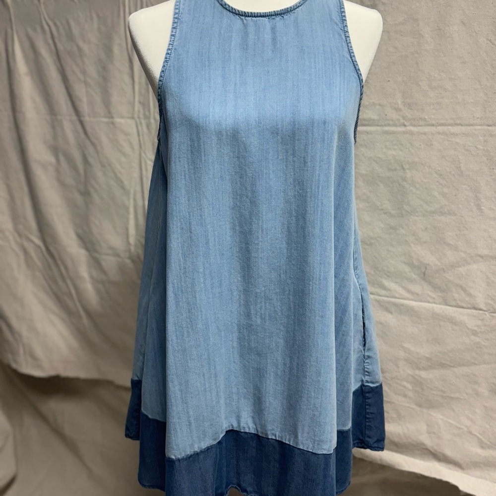 Chelsea & Theodore Blue Midi Dress